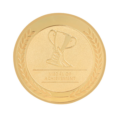 achievement coin to celebrate employee accomplishments with front view